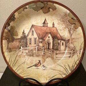 Certified International Rustic Cottage Plate